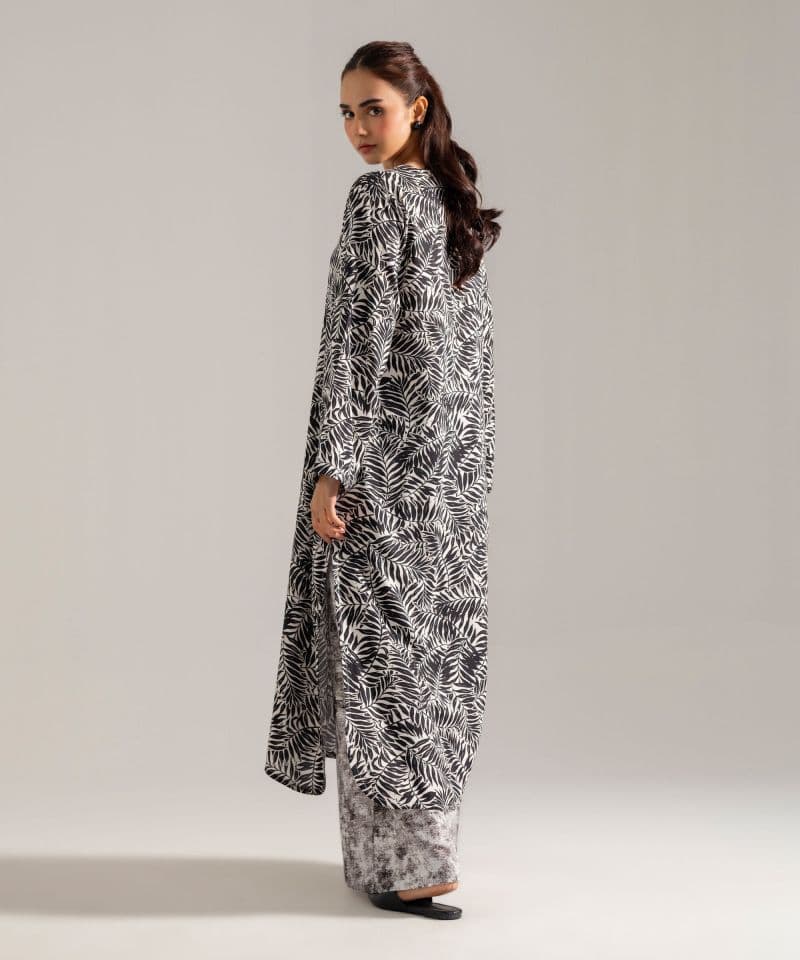 2 Piece - Printed Viscose Linen Suit