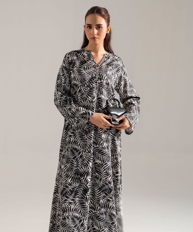 2 Piece - Printed Viscose Linen Suit