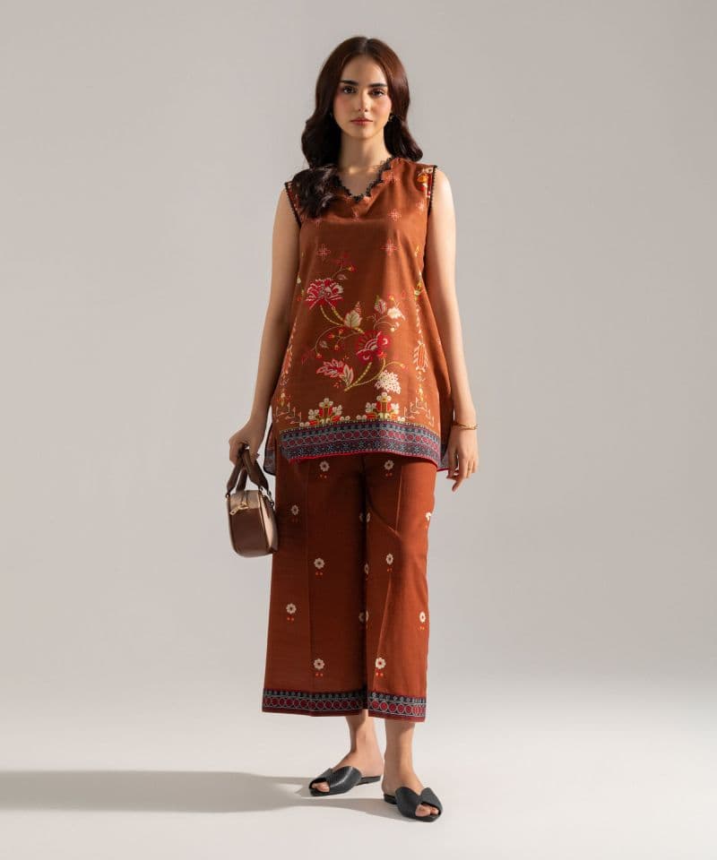 Printed Khaddar Shirt thumbnail