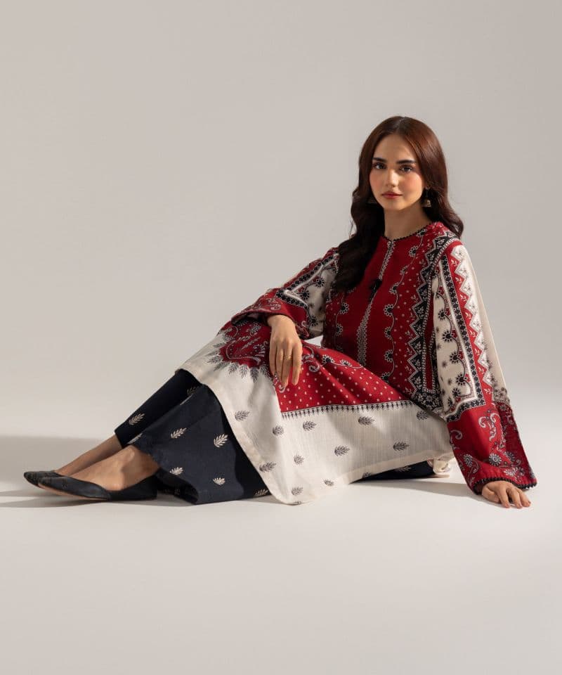 Printed Khaddar Shirt thumbnail