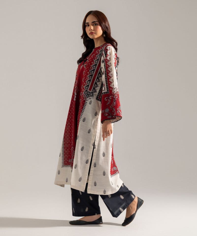 Printed Khaddar Shirt thumbnail