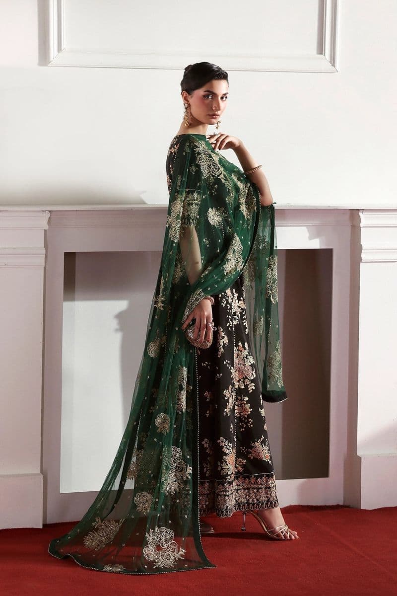 Embroidered Silk 3 Piece Ready-to-Wear Suit (ED-04) thumbnail
