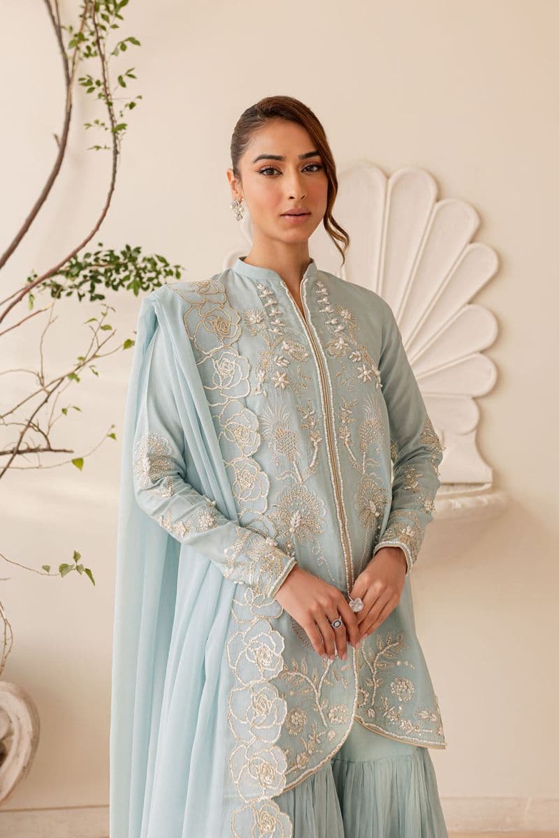 Embroidered Chiffon 3 Piece Ready-to-Wear Suit (VR-04) thumbnail