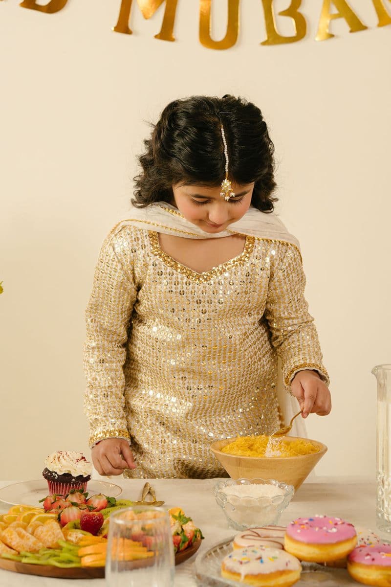 Chiffon 3 Piece Ready-to-Wear Suit