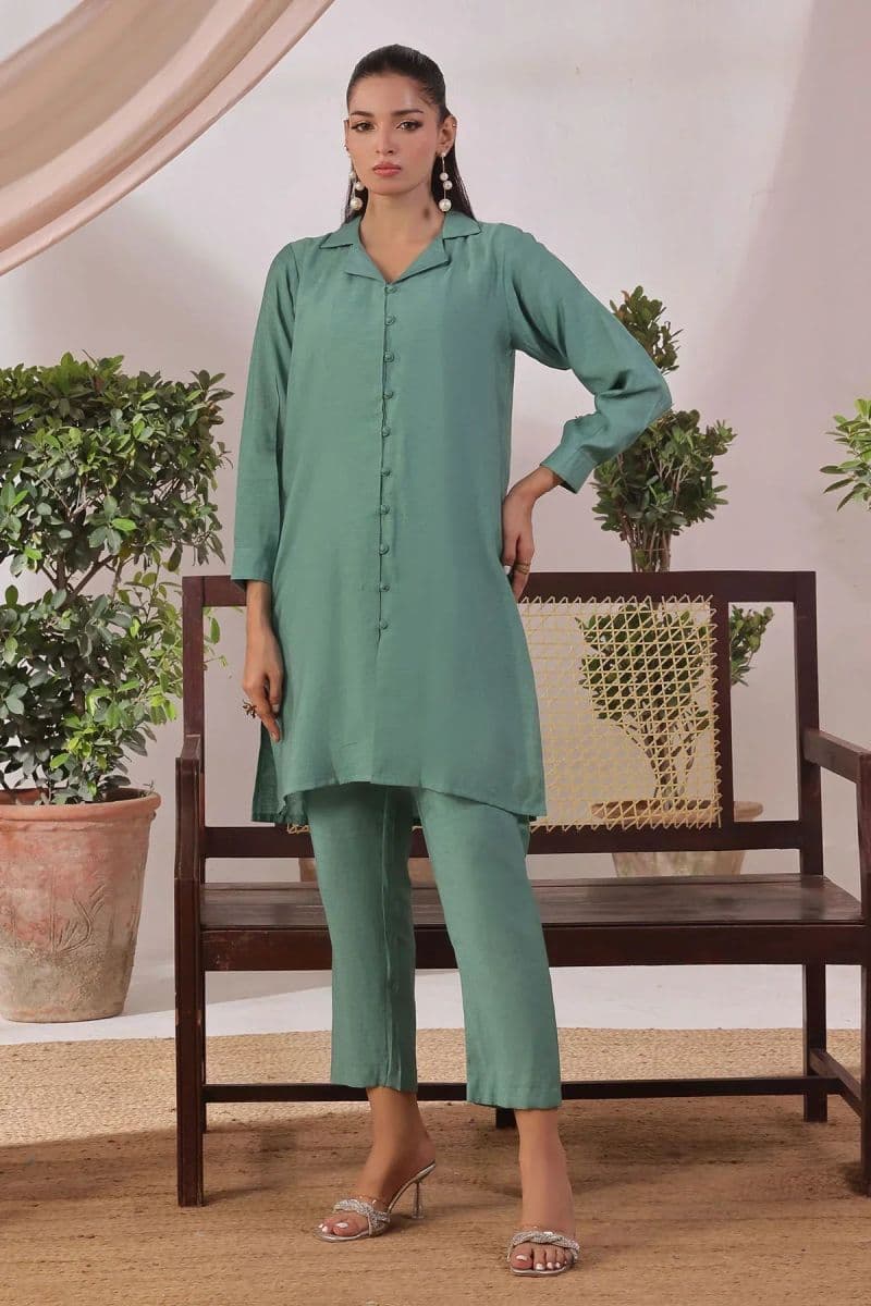 Slub Cotton Womens 2 Pc Suit thumbnail