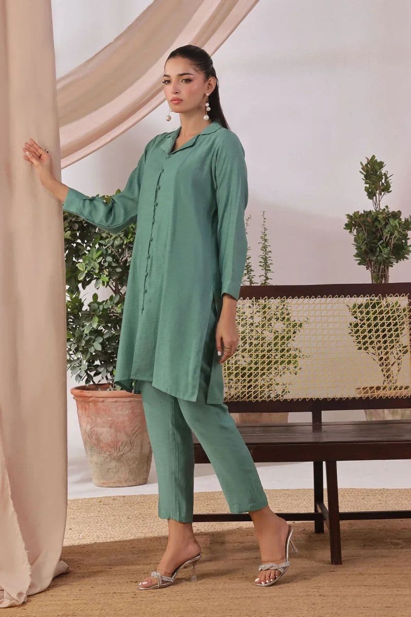 Slub Cotton Womens 2 Pc Suit thumbnail