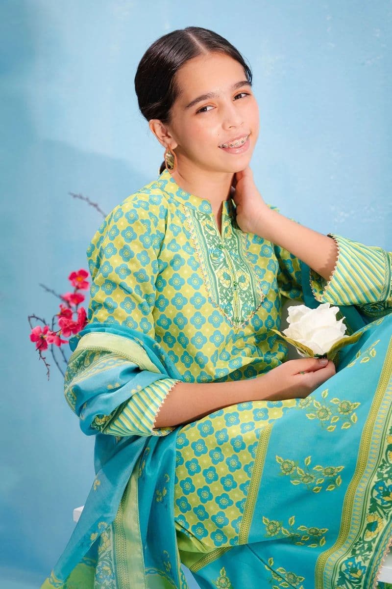 Poly Lawn Digital Printed 3 Pc Suit thumbnail