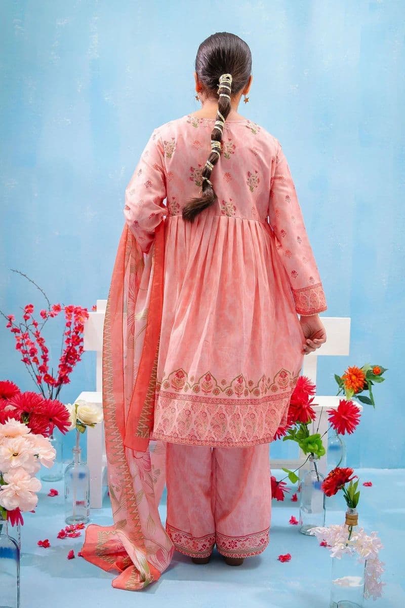 Poly Lawn Digital Printed 3 Pc Suit