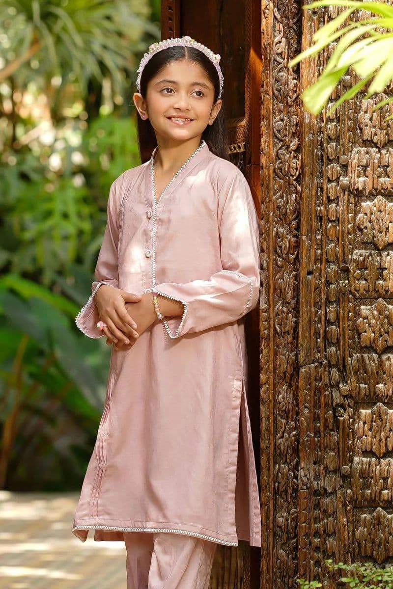 Dobby Cotton Embellished 2 Pc Suit thumbnail