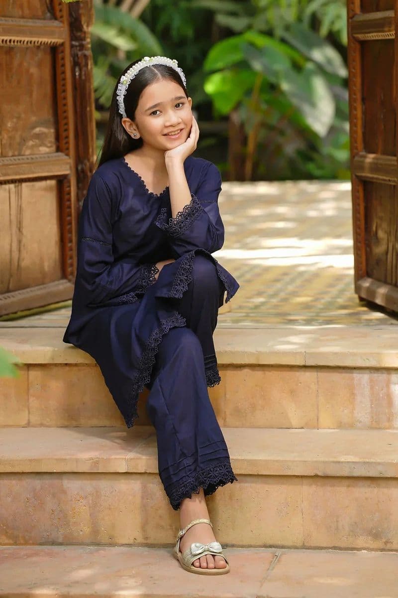 Cotton Embellished 2 Pc Suit thumbnail