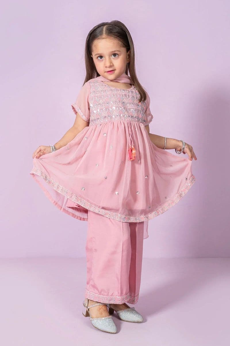 Chiffon Embroidered 3 Pc Suit thumbnail