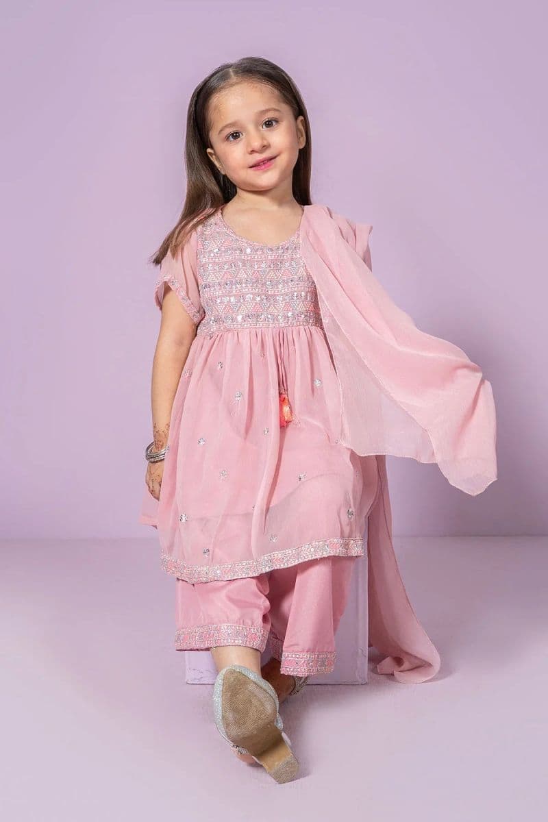 Chiffon Embroidered 3 Pc Suit thumbnail