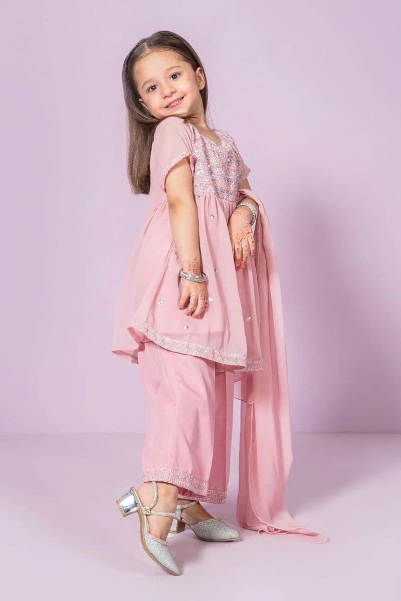 Chiffon Embroidered 3 Pc Suit thumbnail