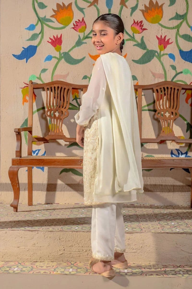 Chiffon Embroidered 3 Pc Suit thumbnail