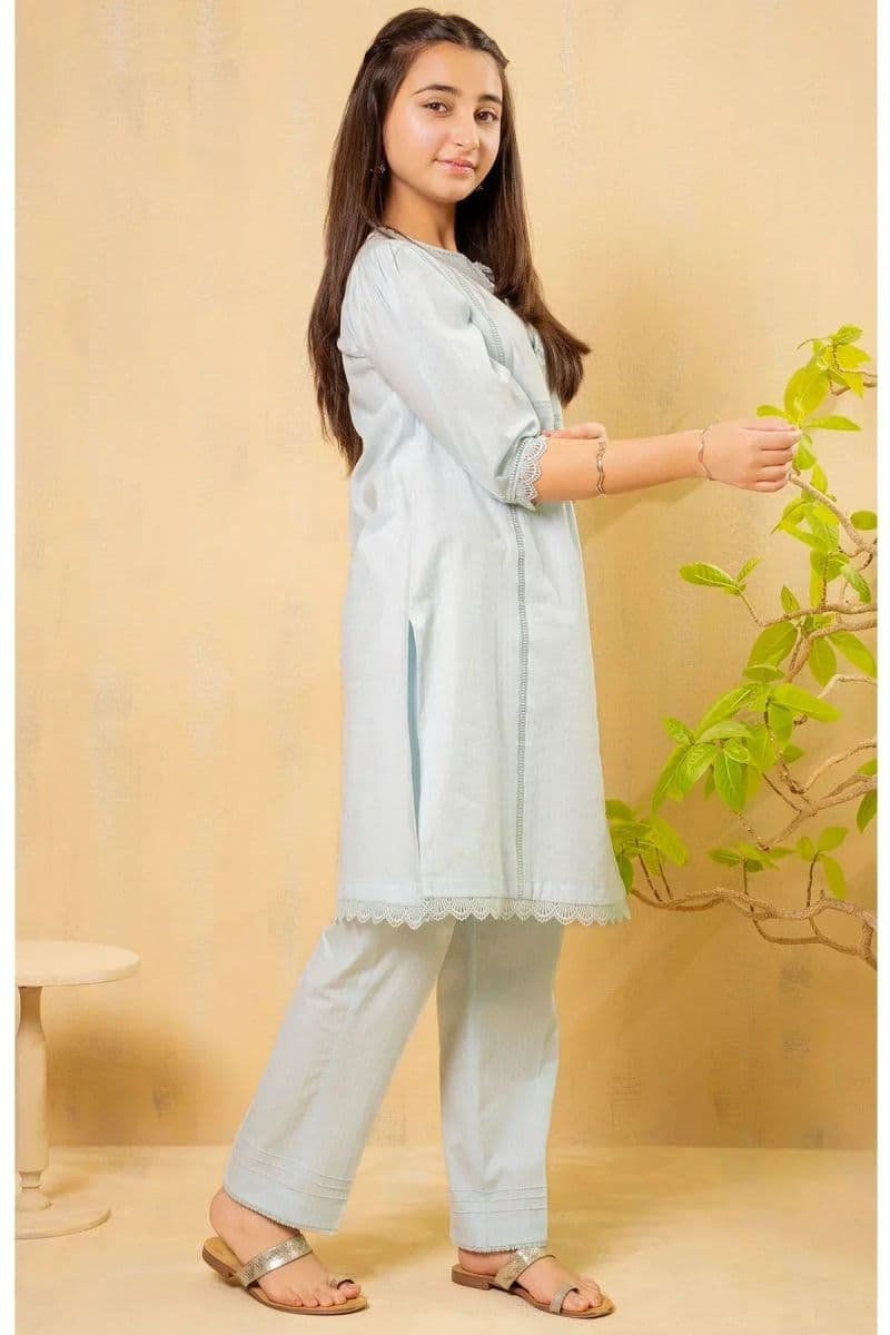 Chambray Cotton 2 Pc Suit thumbnail