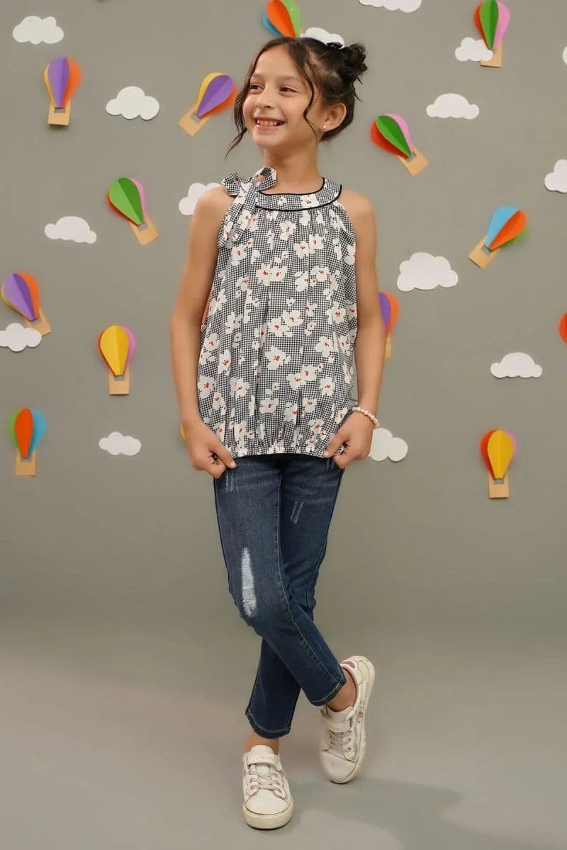 Printed Georgette Top thumbnail
