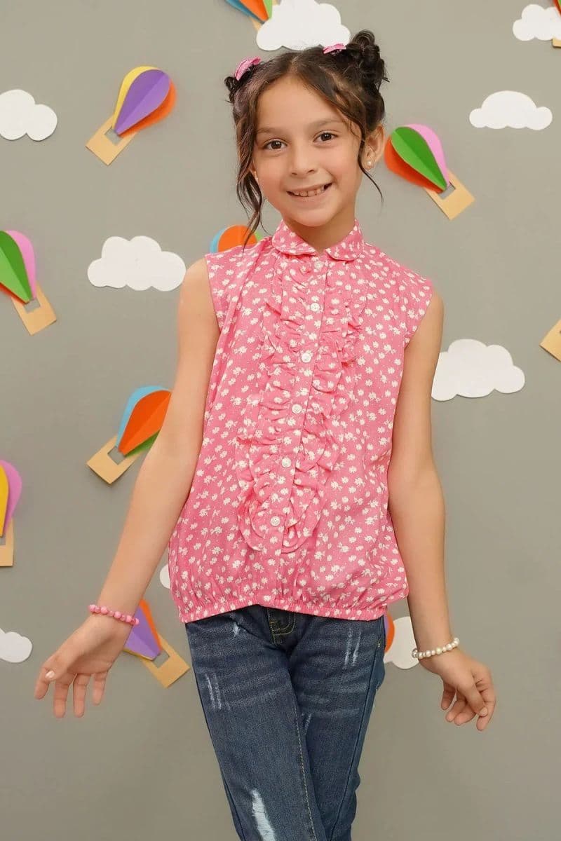 Printed Boski Linen Top