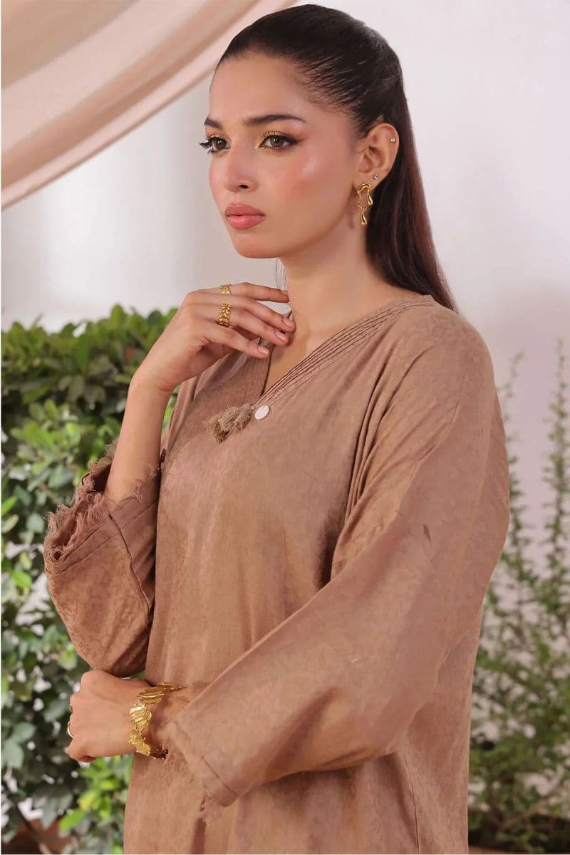 Cotton Jacquard Womens 2 Pc Suit thumbnail