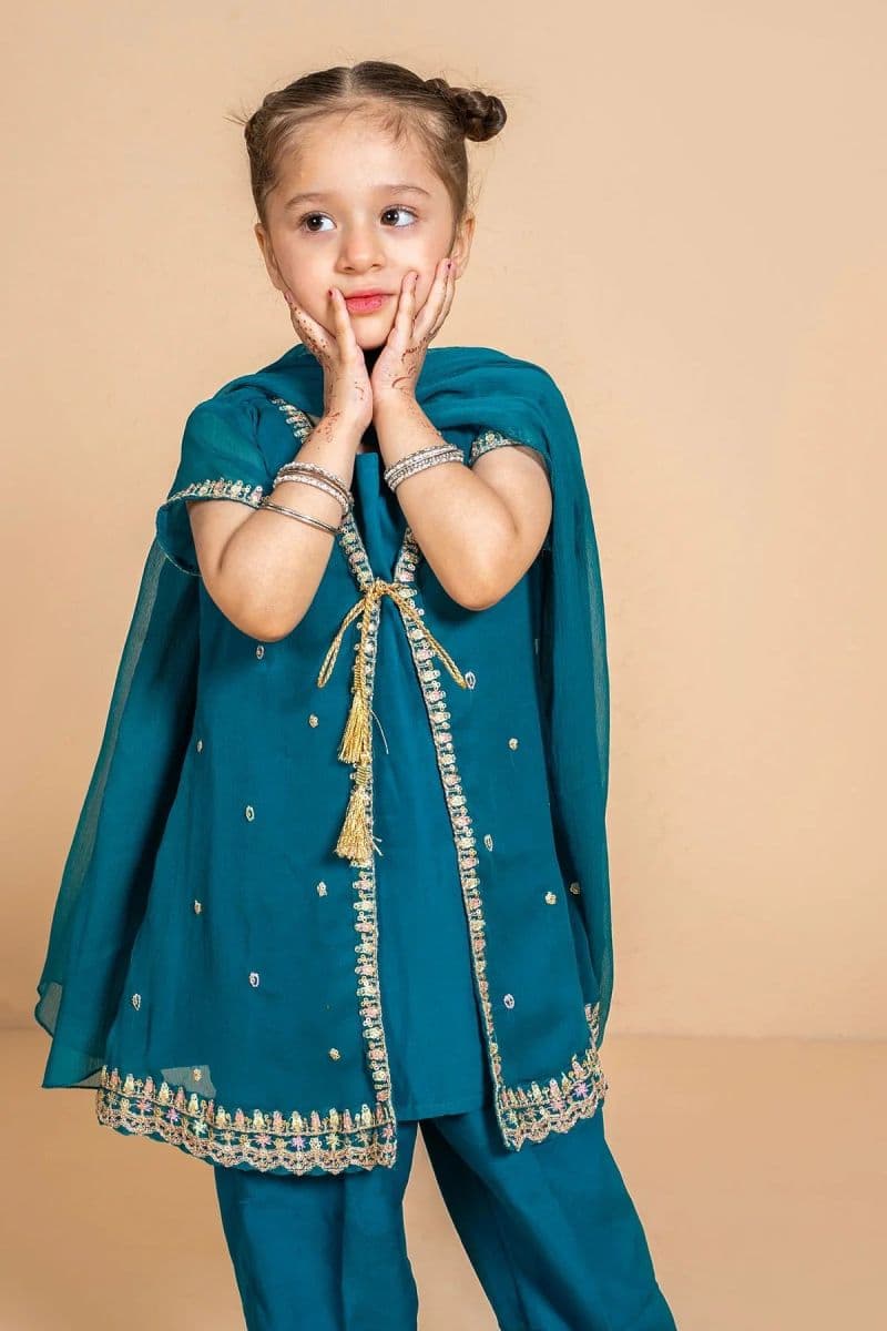 Chiffon Embroidered 3 Pc Suit thumbnail