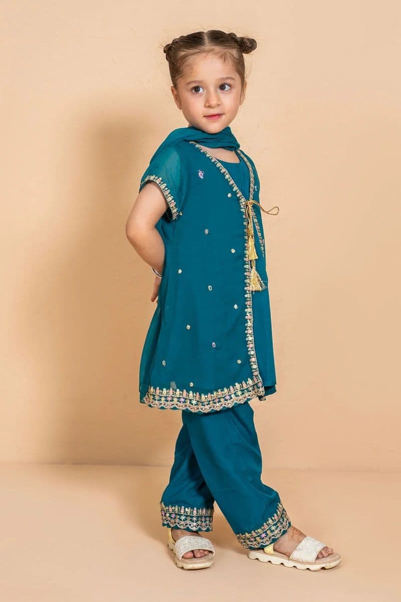 Chiffon Embroidered 3 Pc Suit thumbnail