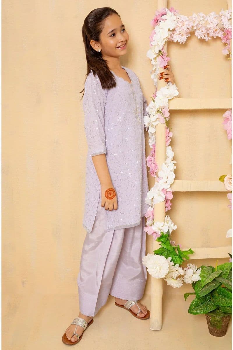 Sequence Embroidered Net 3 Pc Suit thumbnail