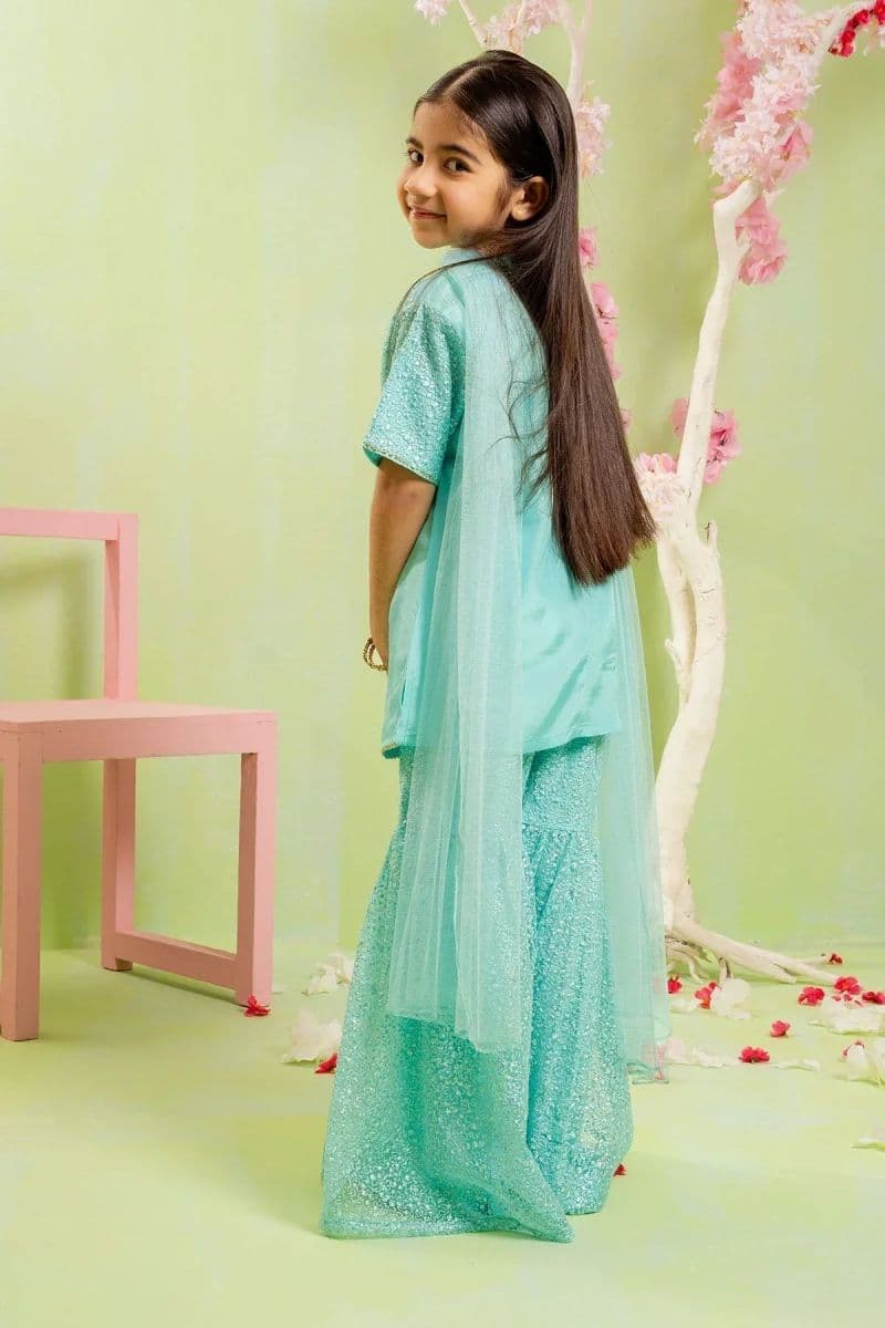 Cotton Silk Embroidered 3 Pc Suit thumbnail