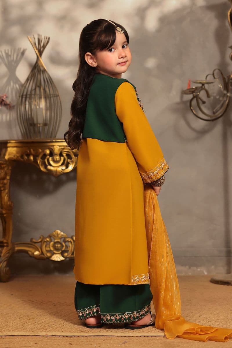 Raw Silk Embroidered 3 Pc Suit thumbnail