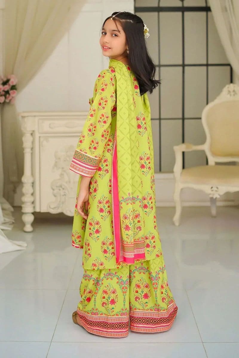 Poly Lawn Digital Printed 3 Pc Suit thumbnail