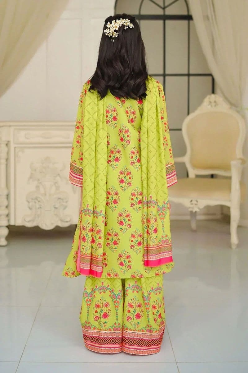 Poly Lawn Digital Printed 3 Pc Suit thumbnail