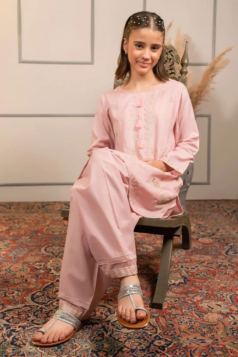 Cotton Embroidered 2 Pc Suit thumbnail