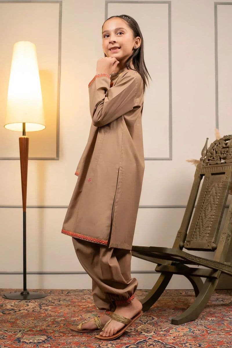 Cotton Embroidered 2 Pc Suit thumbnail