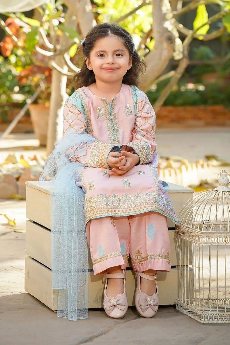 Cotton Silk Printed 3 Pc Suit