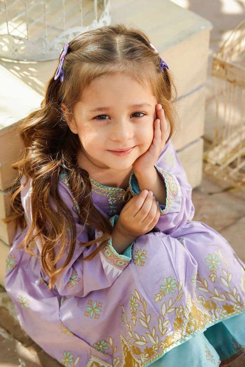 Cotton Silk Printed 3 Pc Suit thumbnail