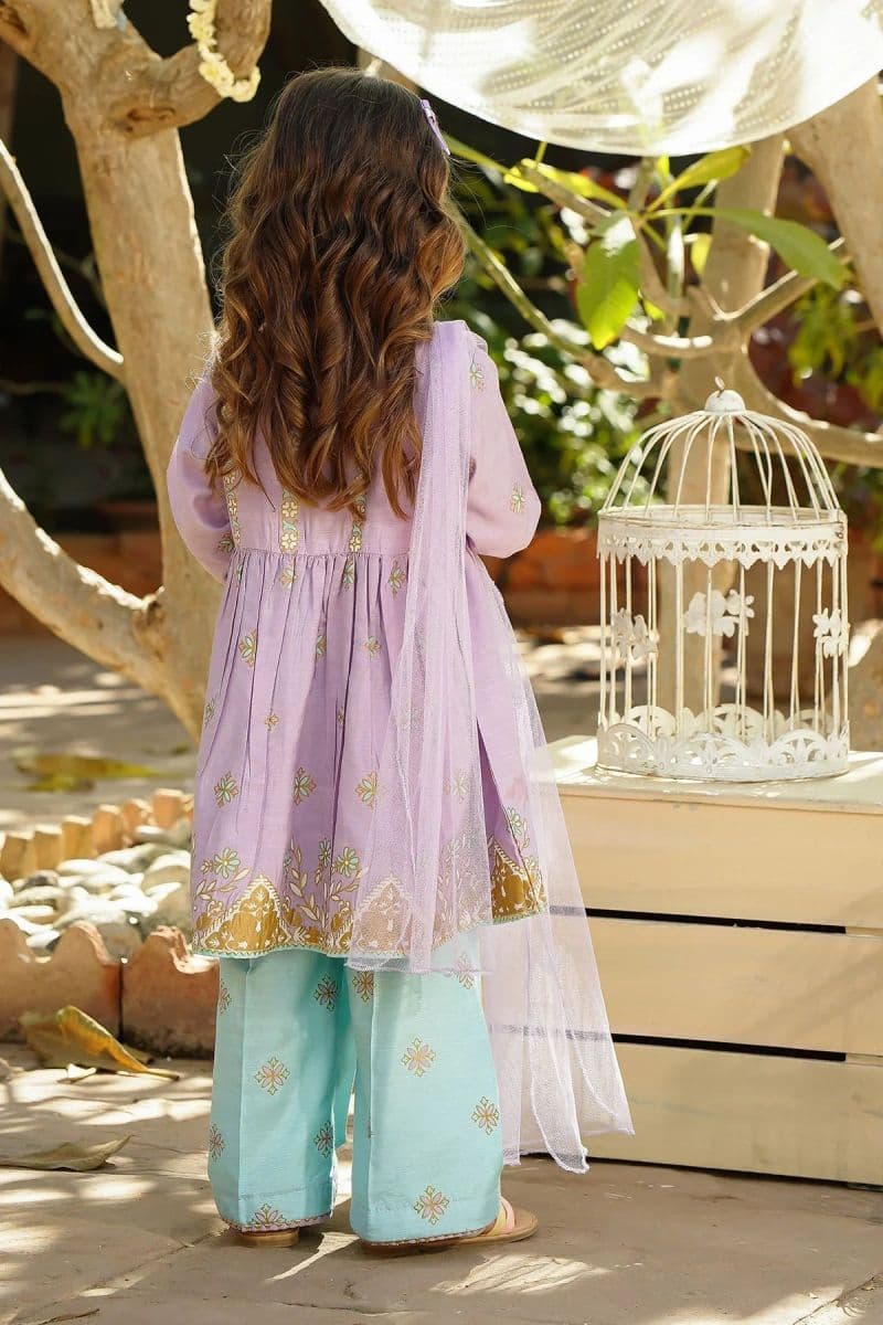 Cotton Silk Printed 3 Pc Suit thumbnail