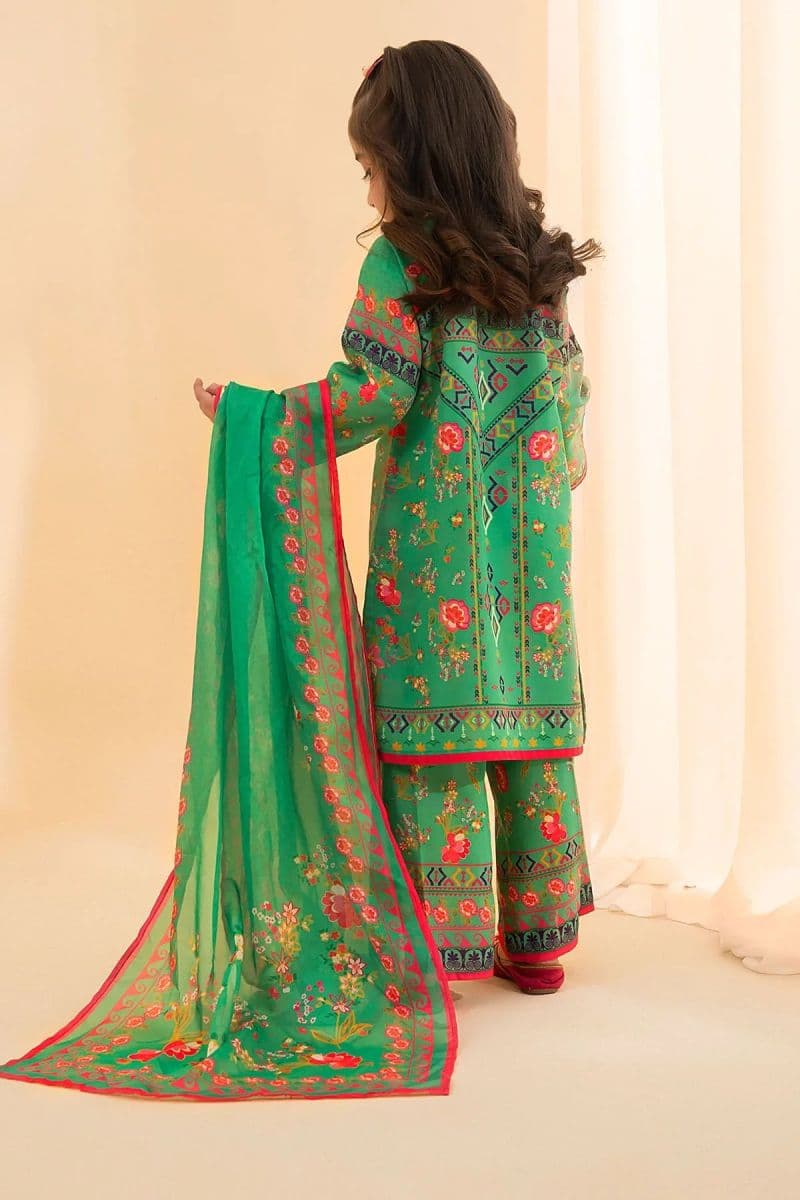 Poly Lawn Digital Printed 3 Pc Suit thumbnail