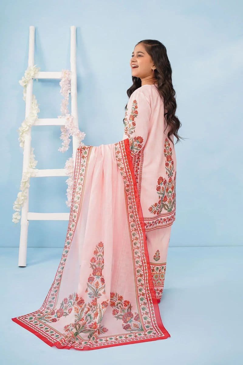 Poly Lawn Digital Printed 3 Pc Suit