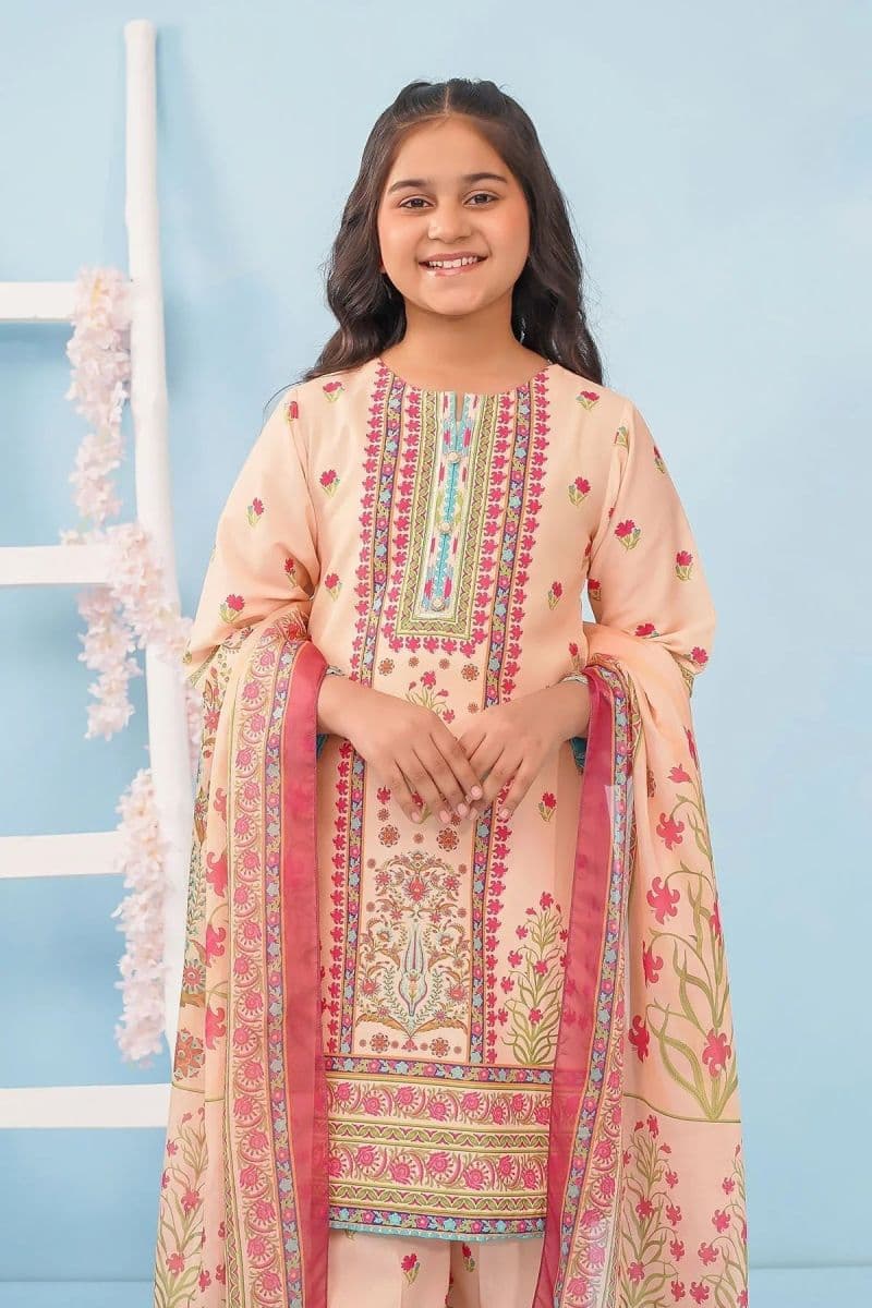 Poly Lawn Digital Printed 3 Pc Suit