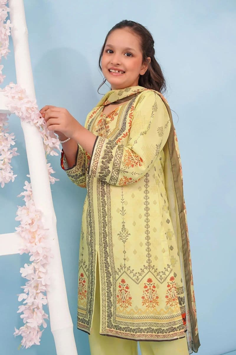 Poly Lawn Digital Printed 3 Pc Suit