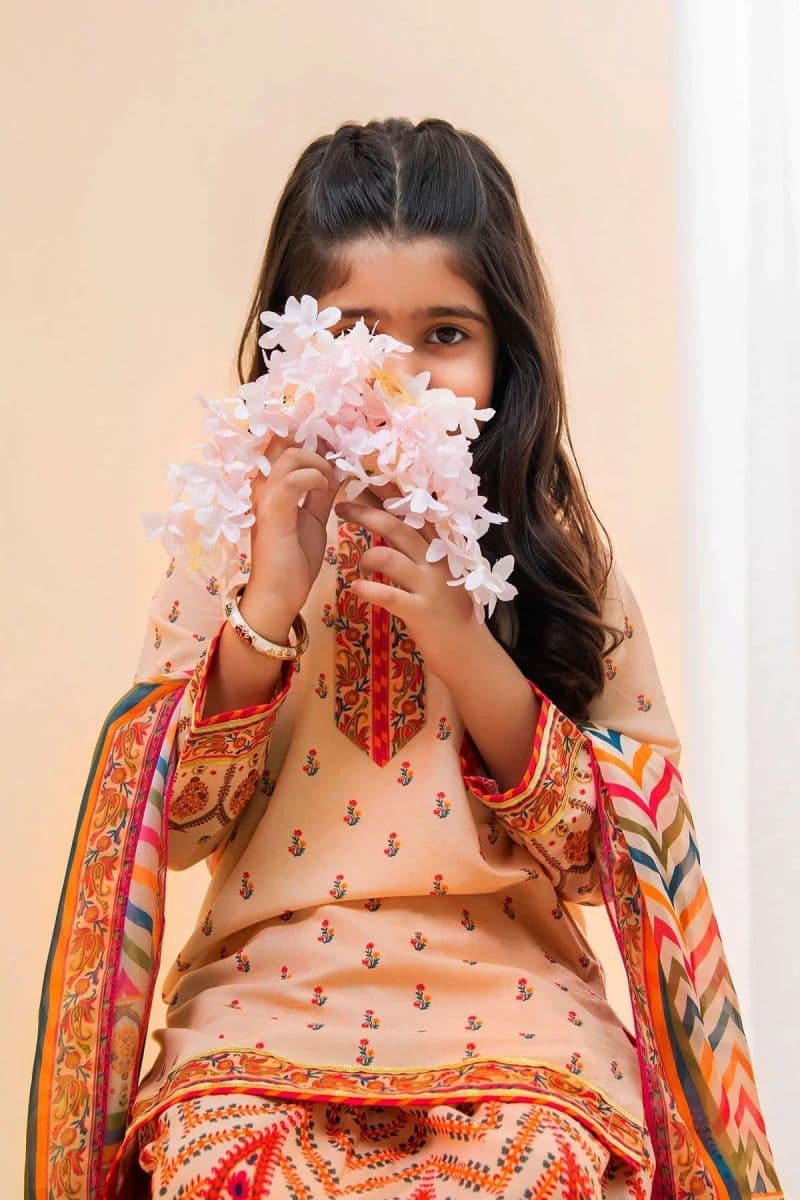 Poly Lawn Digital Printed 3 Pc Suit thumbnail