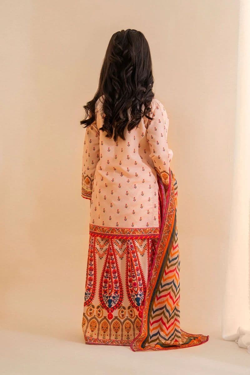 Poly Lawn Digital Printed 3 Pc Suit thumbnail