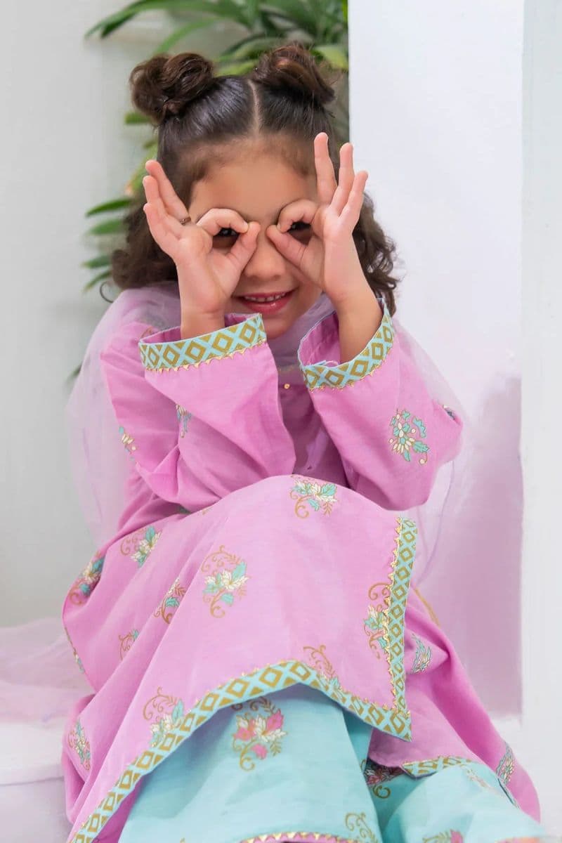 Cotton Silk Printed 3 Pc Suit thumbnail