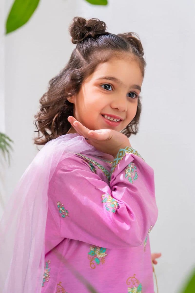Cotton Silk Printed 3 Pc Suit thumbnail