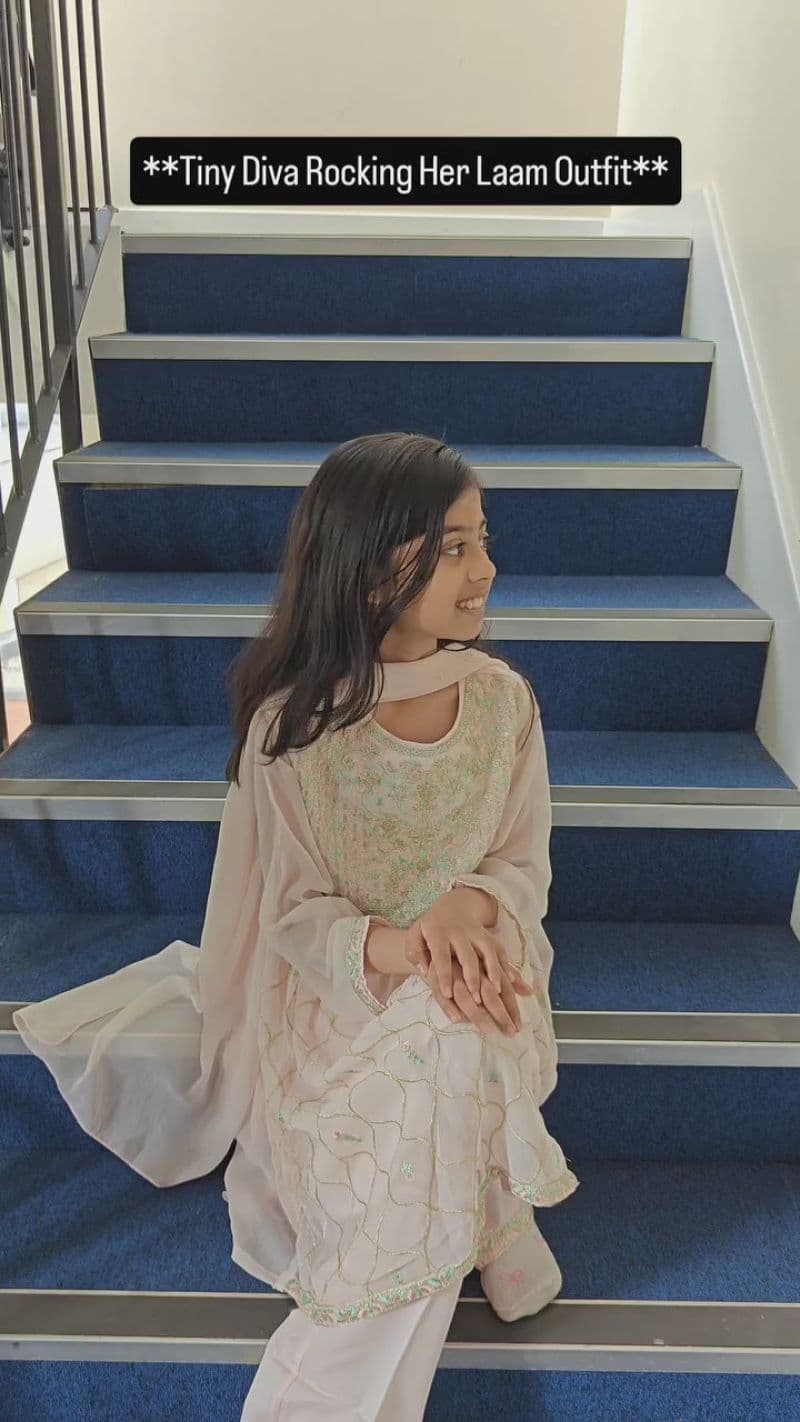 Chiffon Embroidered 3 Pc Suit