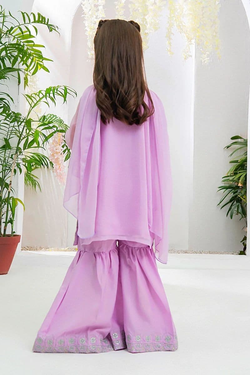 Chiffon Embroidered 3 Pc Suit