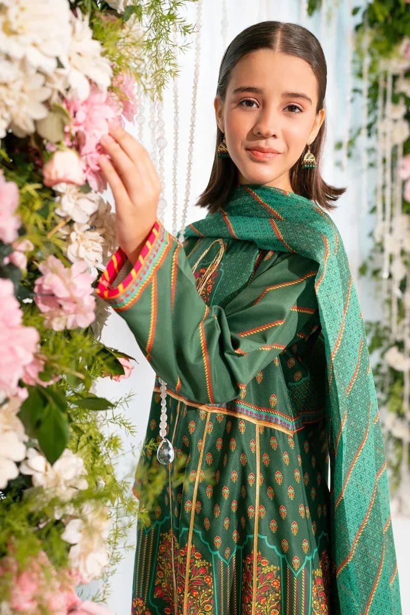 Herringbone Digital Printed 3 Pc Suit