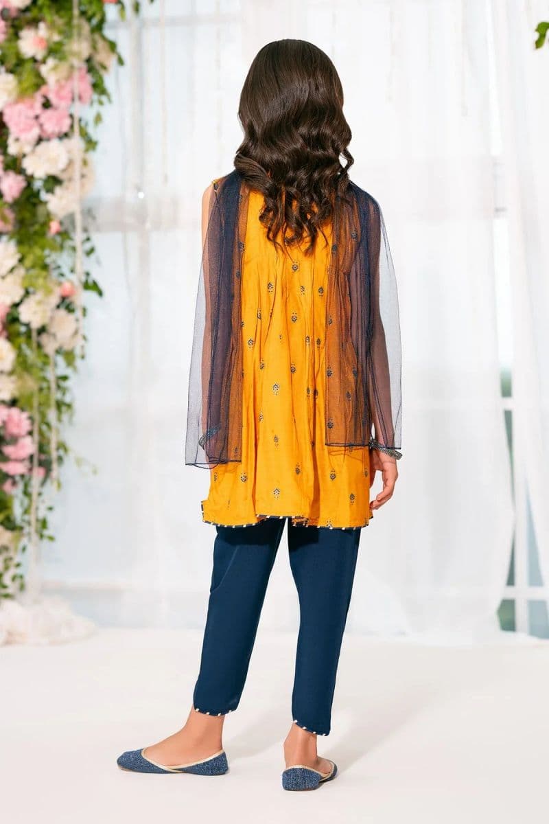 Cotton Silk Printed 3 Pc Suit