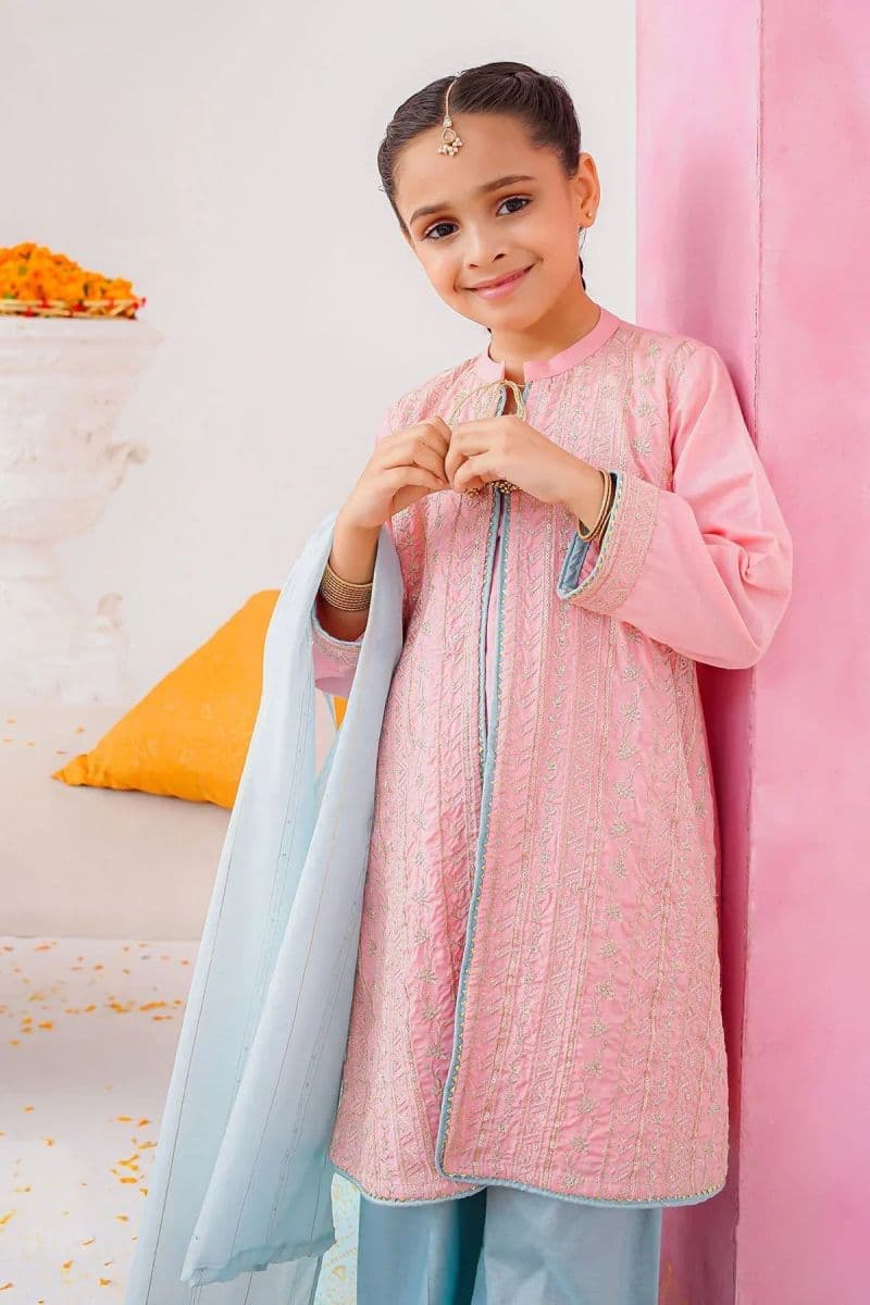 Cotton Silk Embroidered 3 Pc Suit