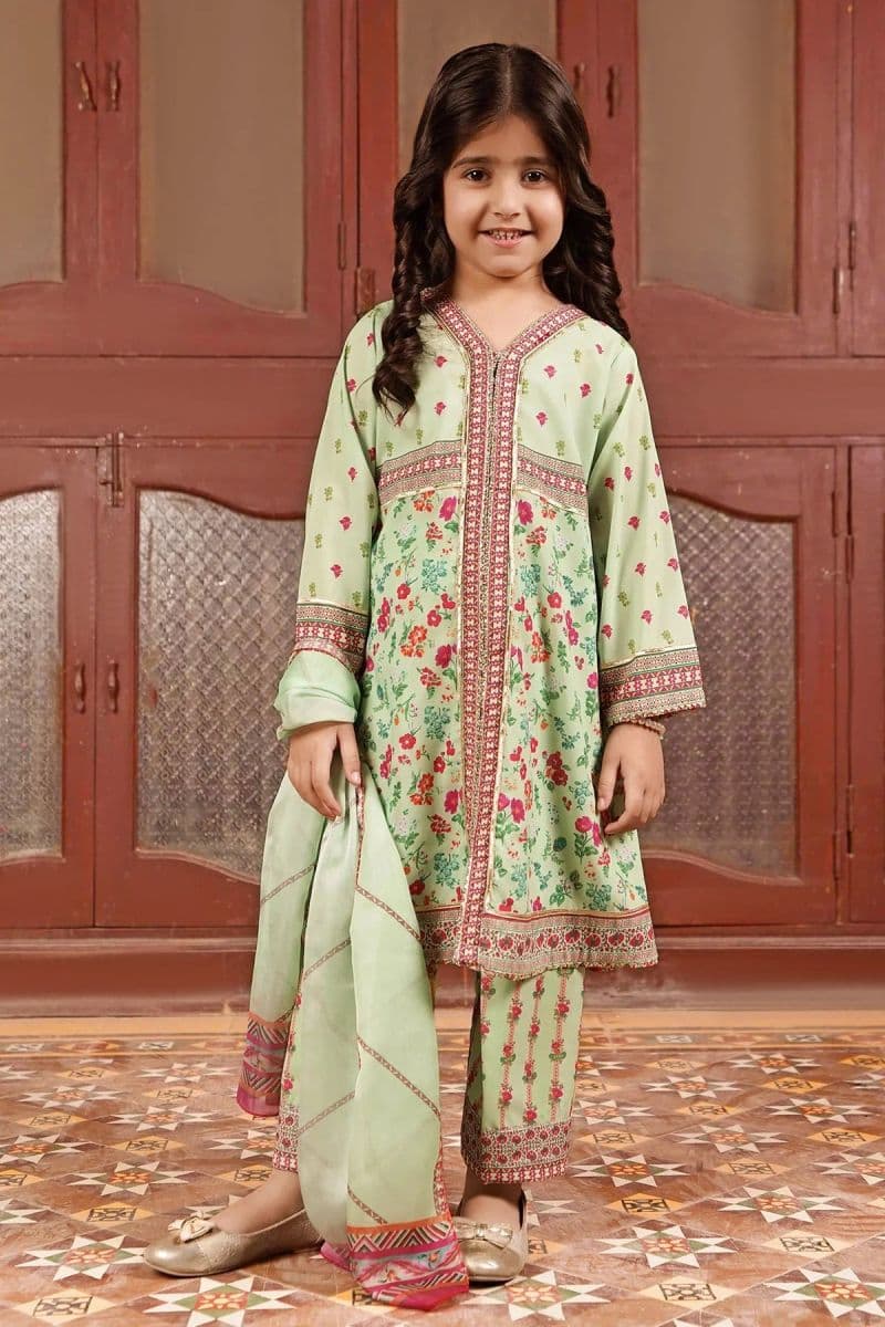 Poly Lawn Digital Printed 3 Pc Suit thumbnail