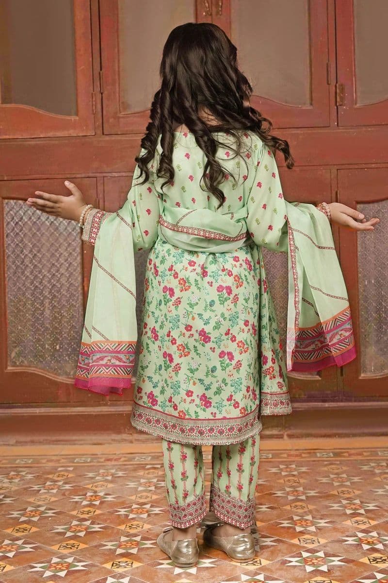 Poly Lawn Digital Printed 3 Pc Suit thumbnail