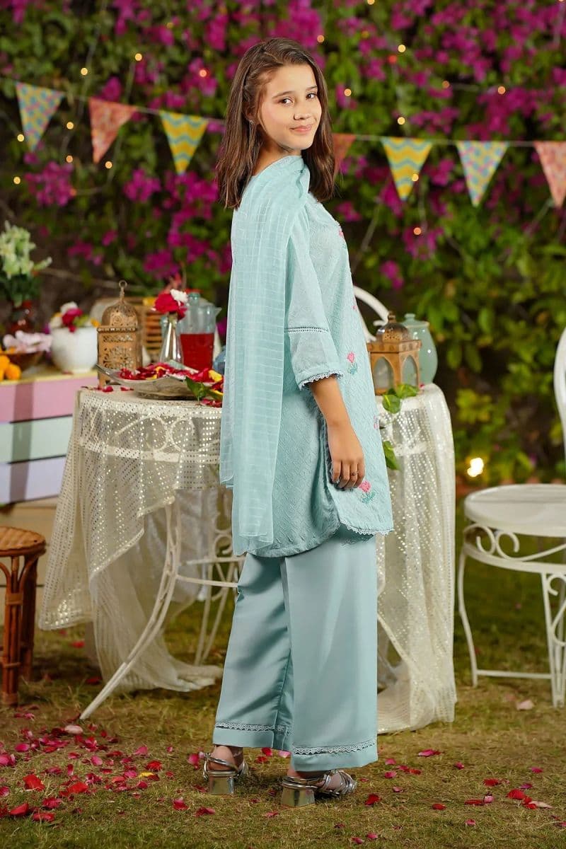 Chikankari Embroidered 3 Pc Suit thumbnail